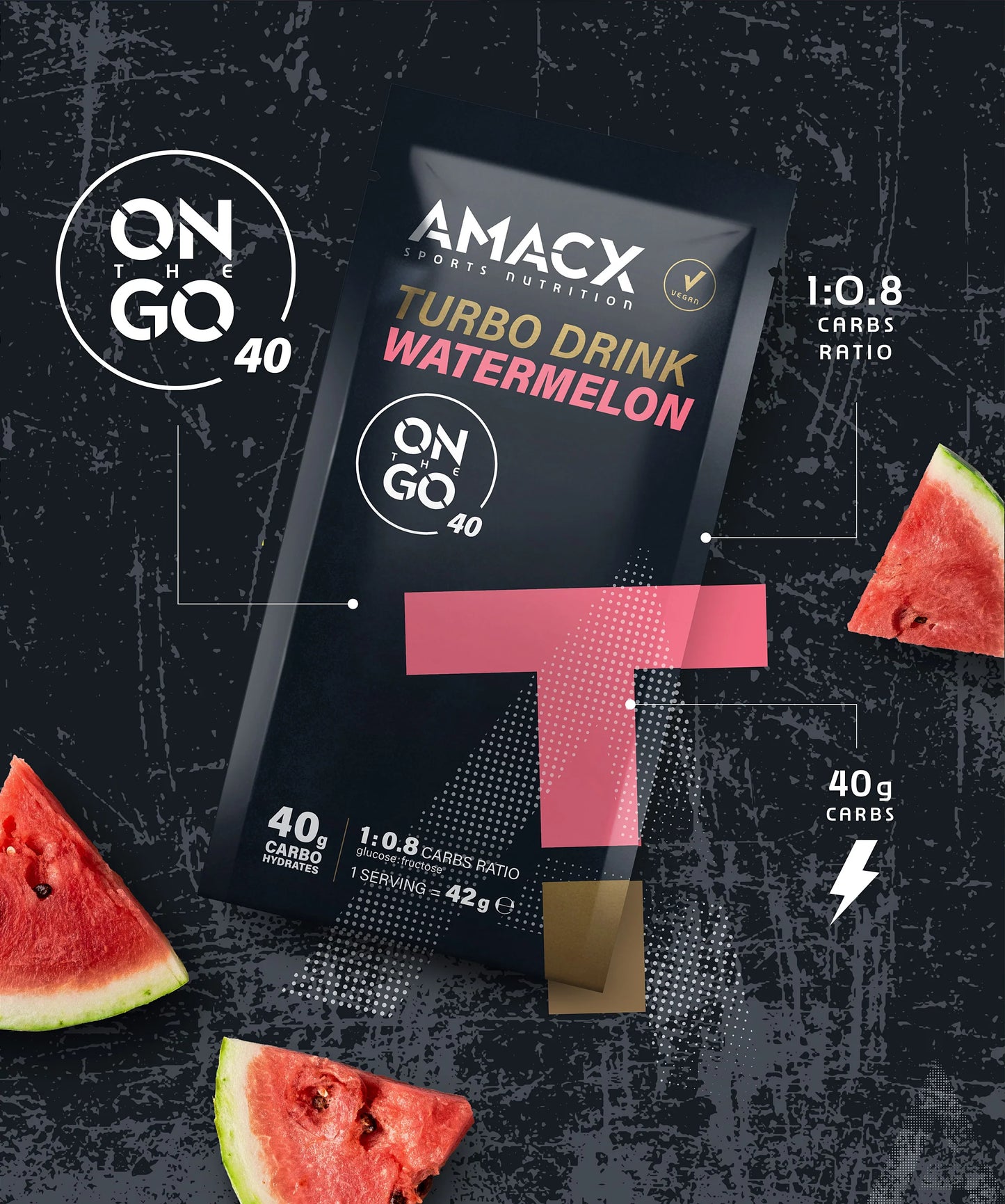 Amacx Turbo Drink On the Go Vandmelon