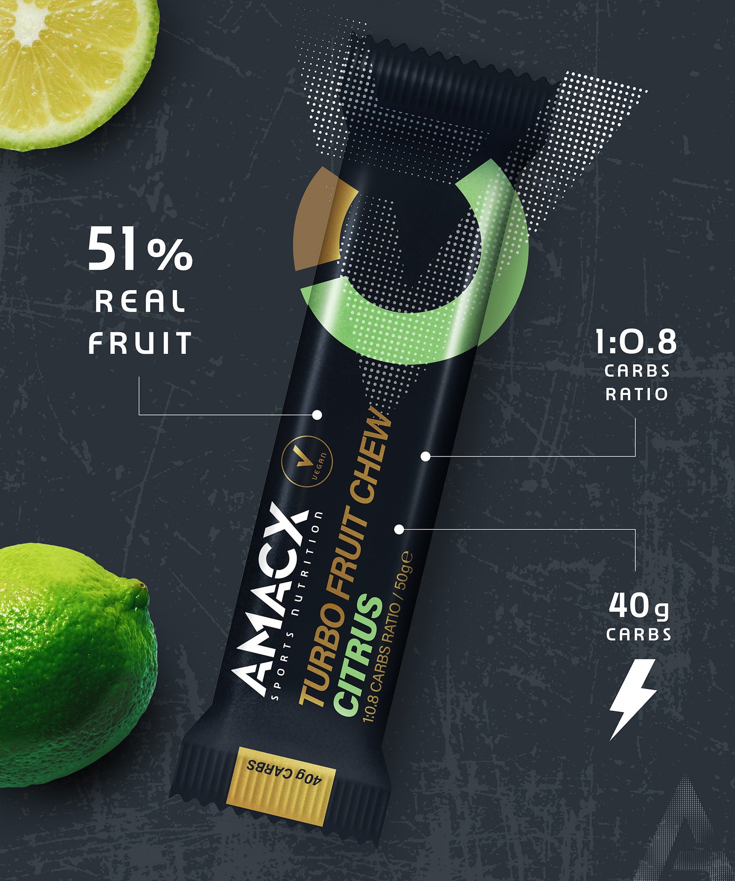 Turbo Fruit Chew Citrus