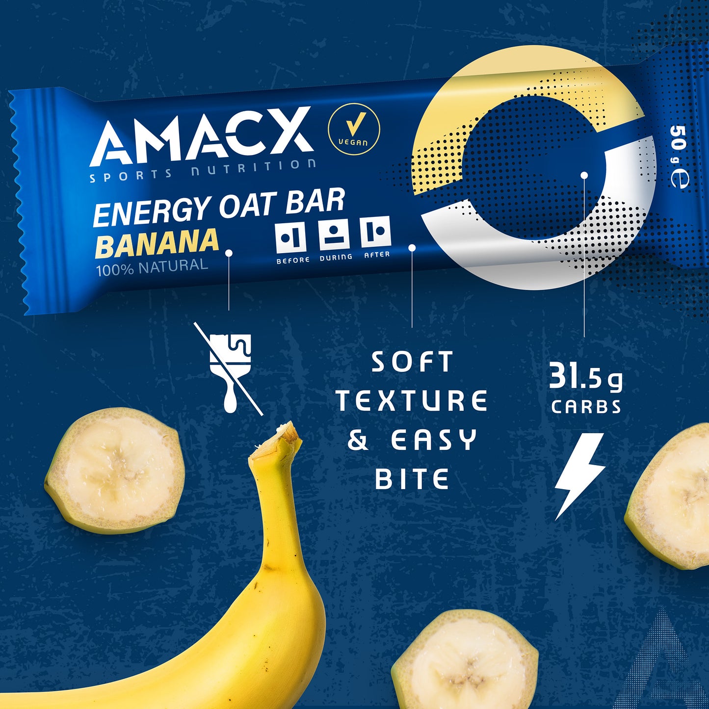 Amacx Energy Oat Bar Banan