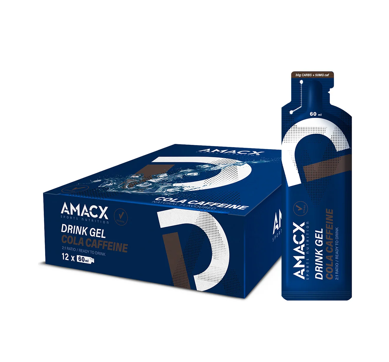 Amacx Drink Gel Cola, Caffeine