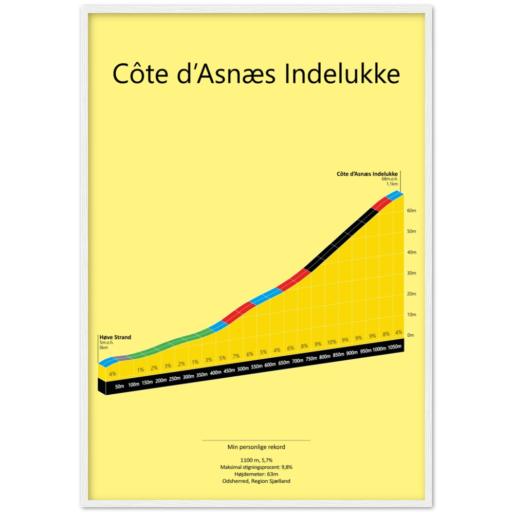 Côte d'Asnæs Indelukke, poster