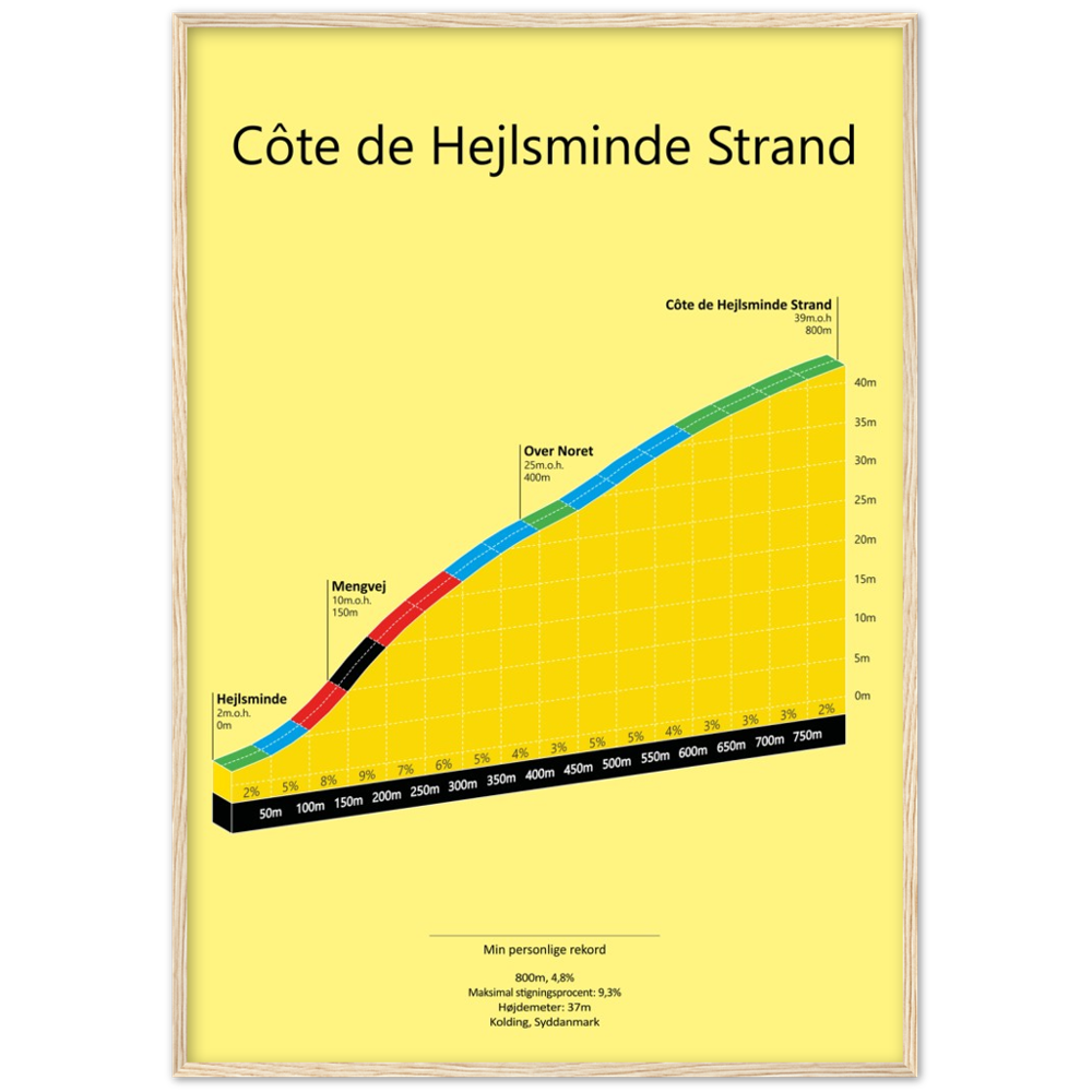 Côte de Hejlsminde Strand, poster