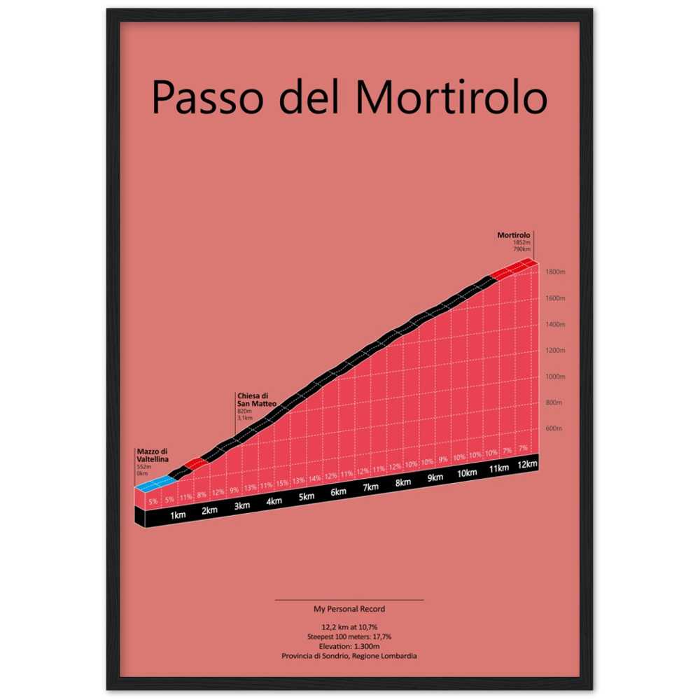 Passo del Mortirolo, poster