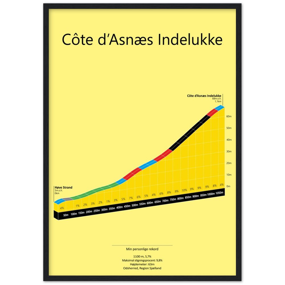 Côte d'Asnæs Indelukke, poster