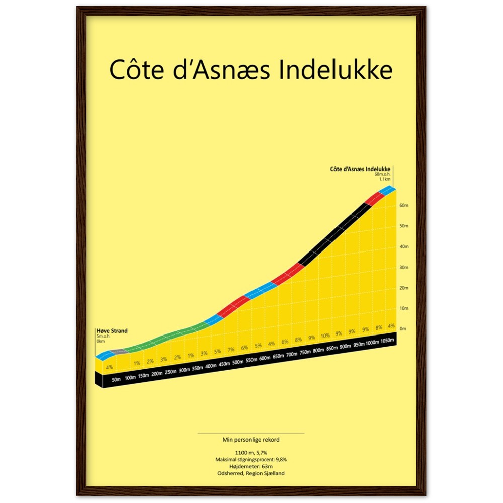 Côte d'Asnæs Indelukke, poster