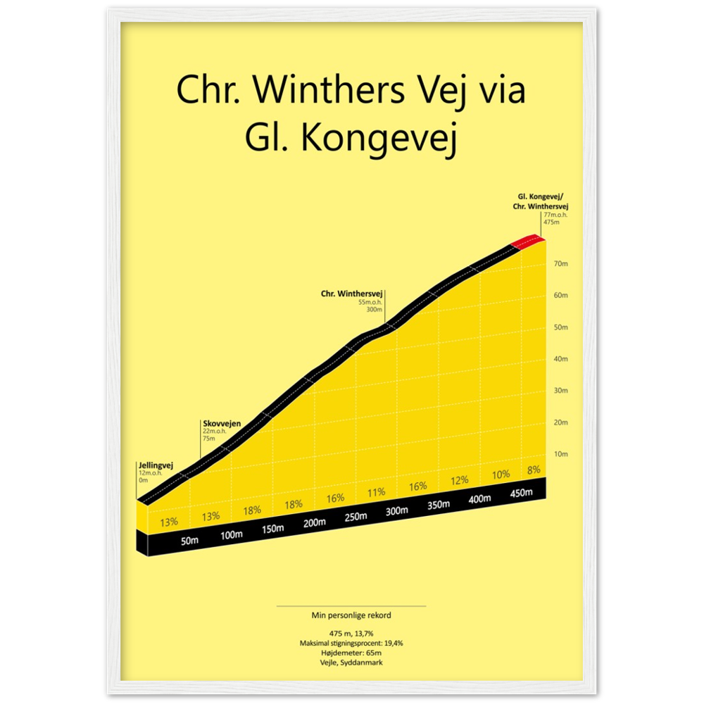 Chr. Winthersvej via Gl. Kongevej, poster
