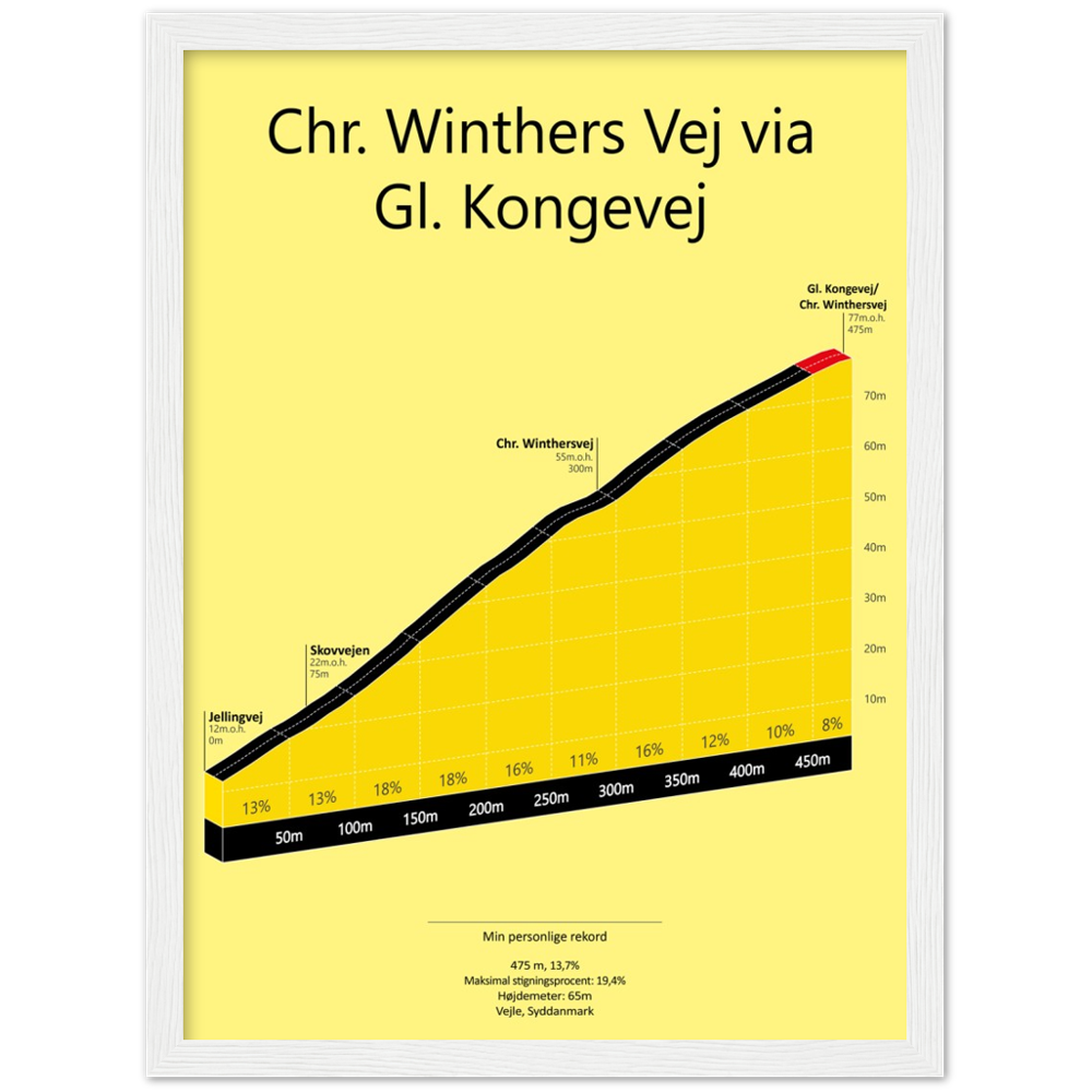 Chr. Winthersvej via Gl. Kongevej, poster