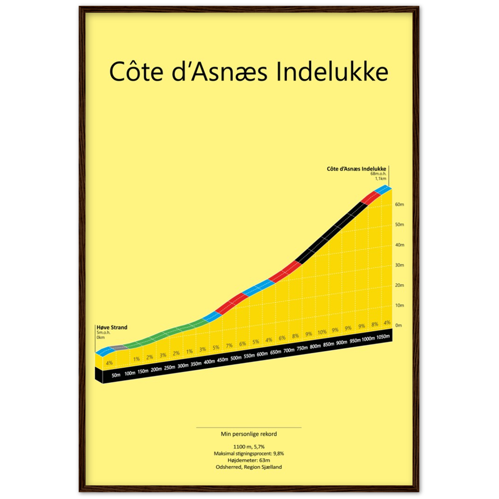 Côte d'Asnæs Indelukke, poster