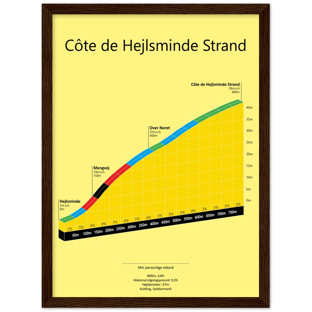 Côte de Hejlsminde Strand, poster