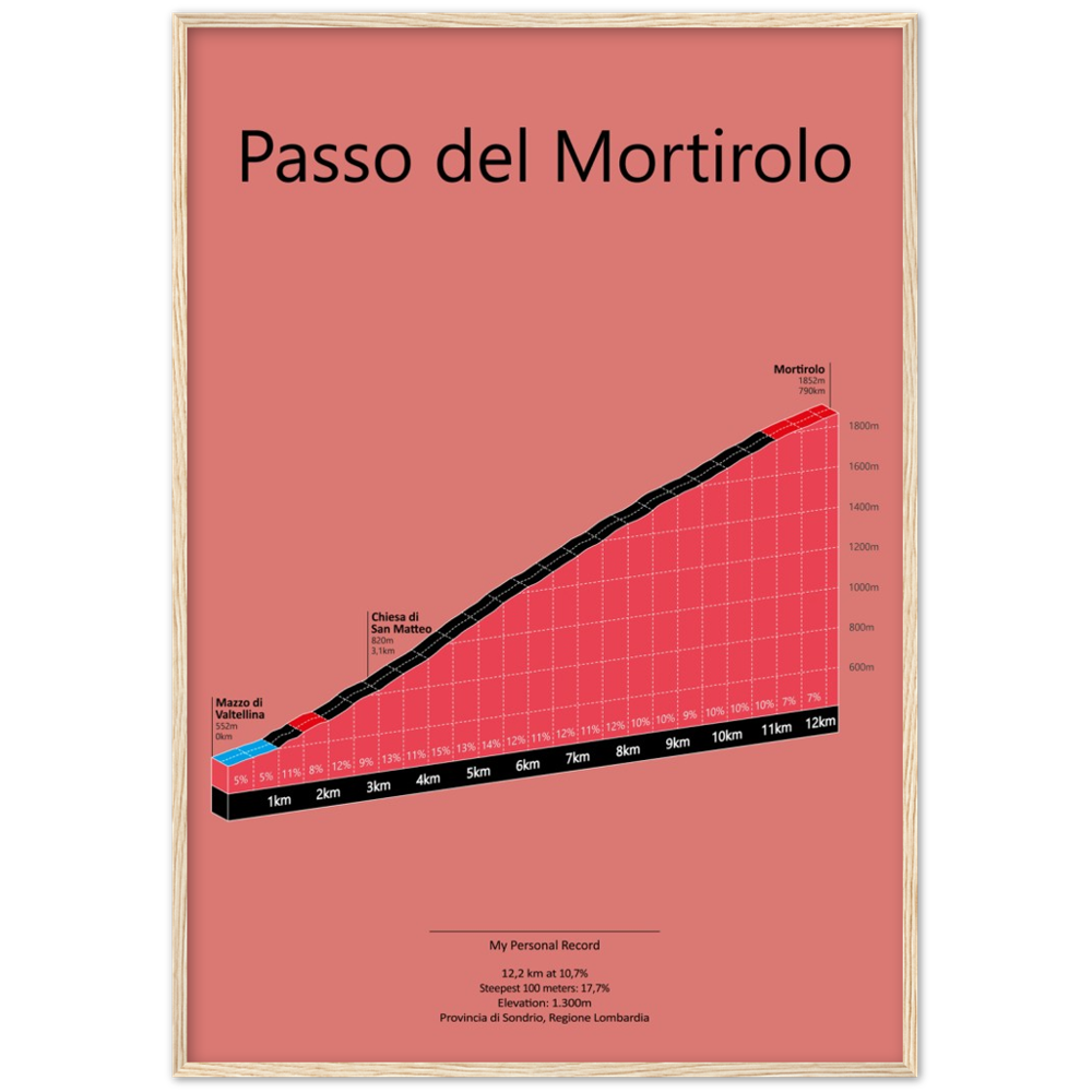 Passo del Mortirolo, poster