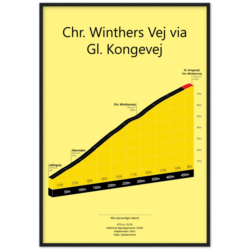 Chr. Winthersvej via Gl. Kongevej, poster