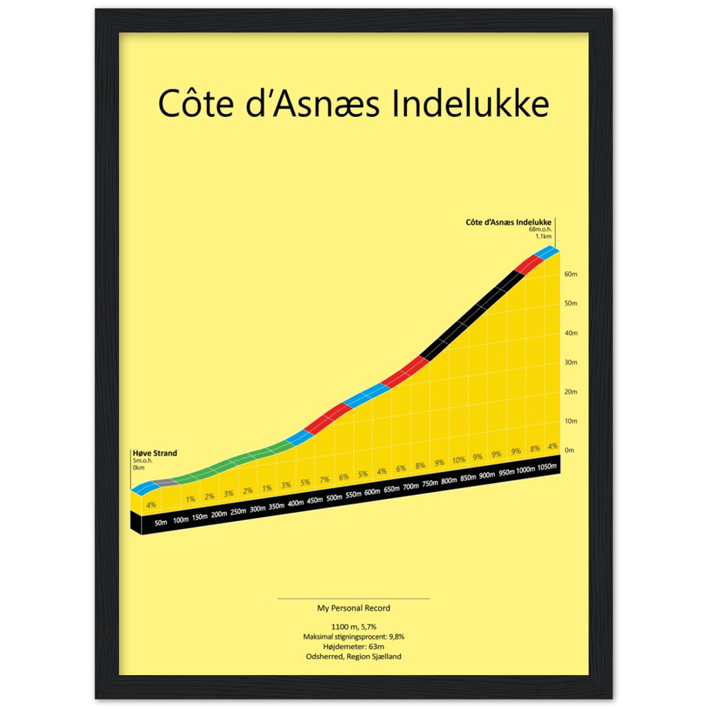 Côte d'Asnæs Indelukke, poster