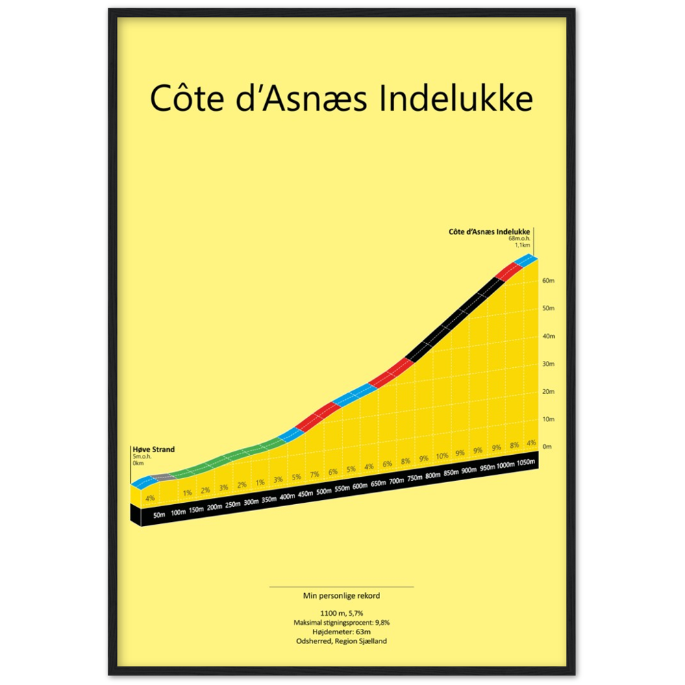 Côte d'Asnæs Indelukke, poster