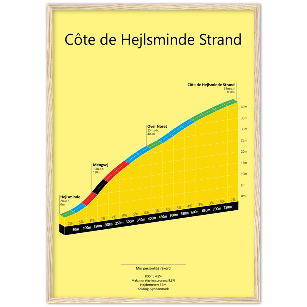 Côte de Hejlsminde Strand, poster