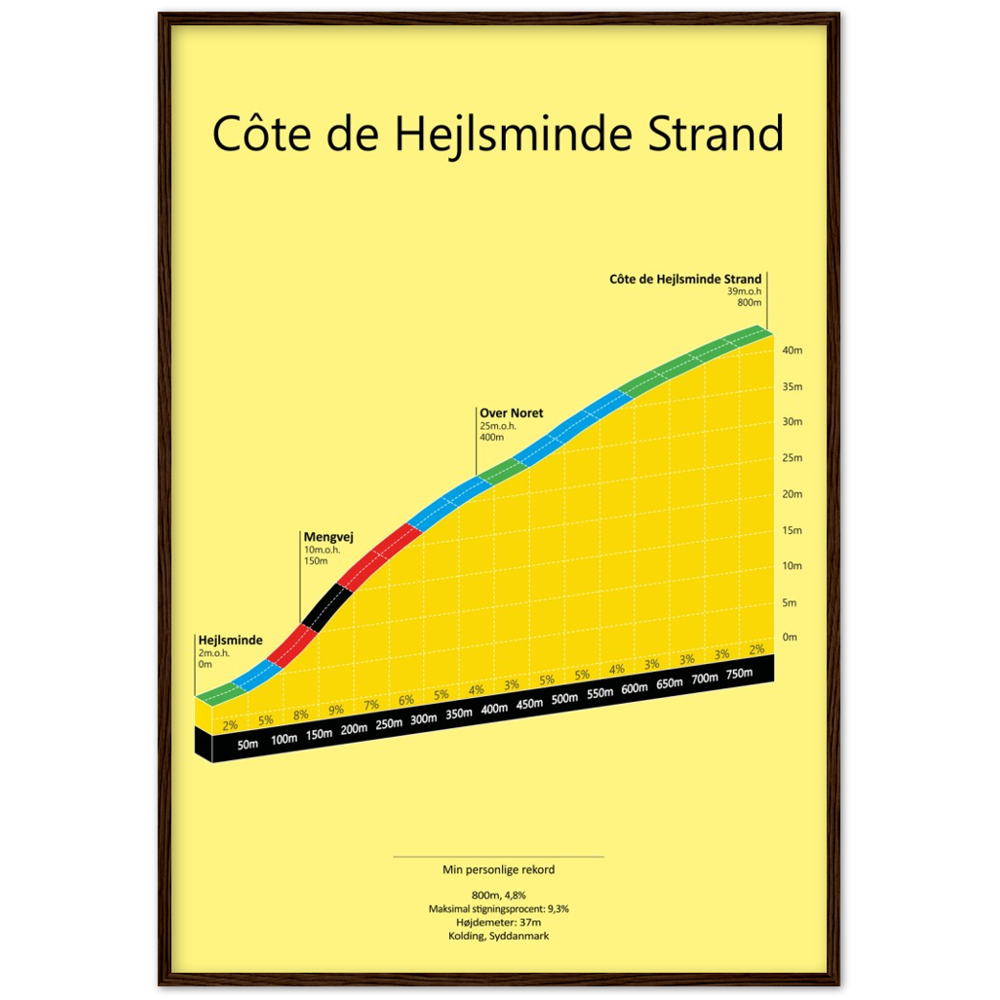 Côte de Hejlsminde Strand, poster