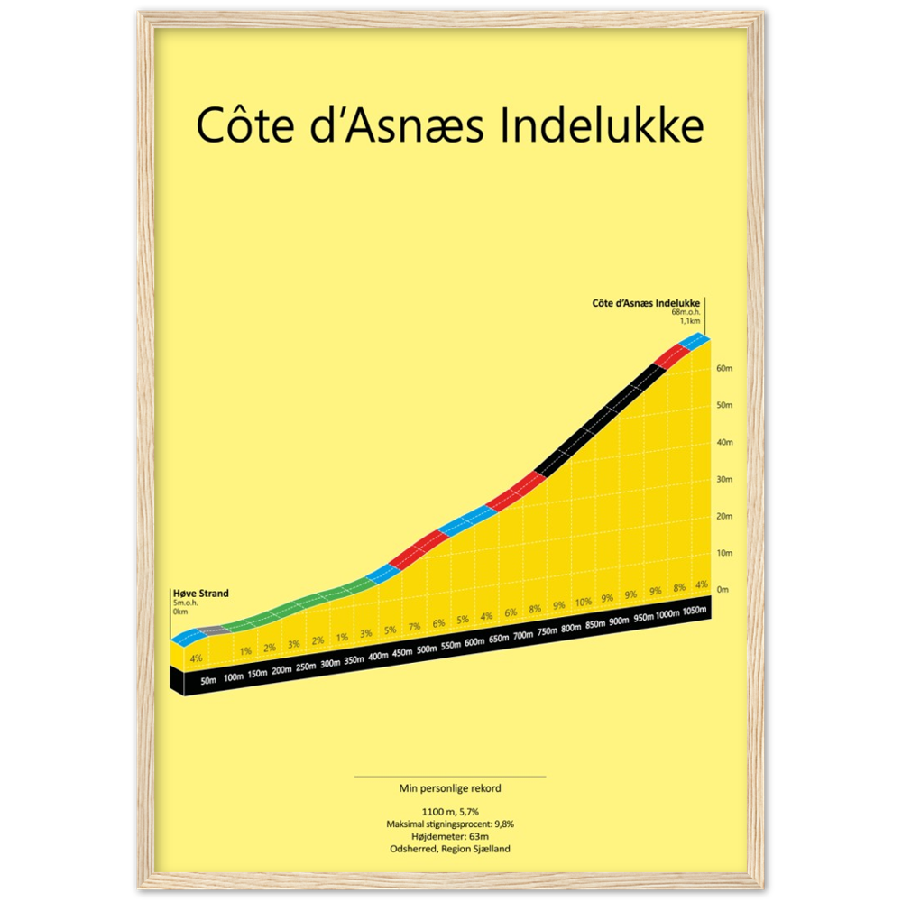 Côte d'Asnæs Indelukke, poster