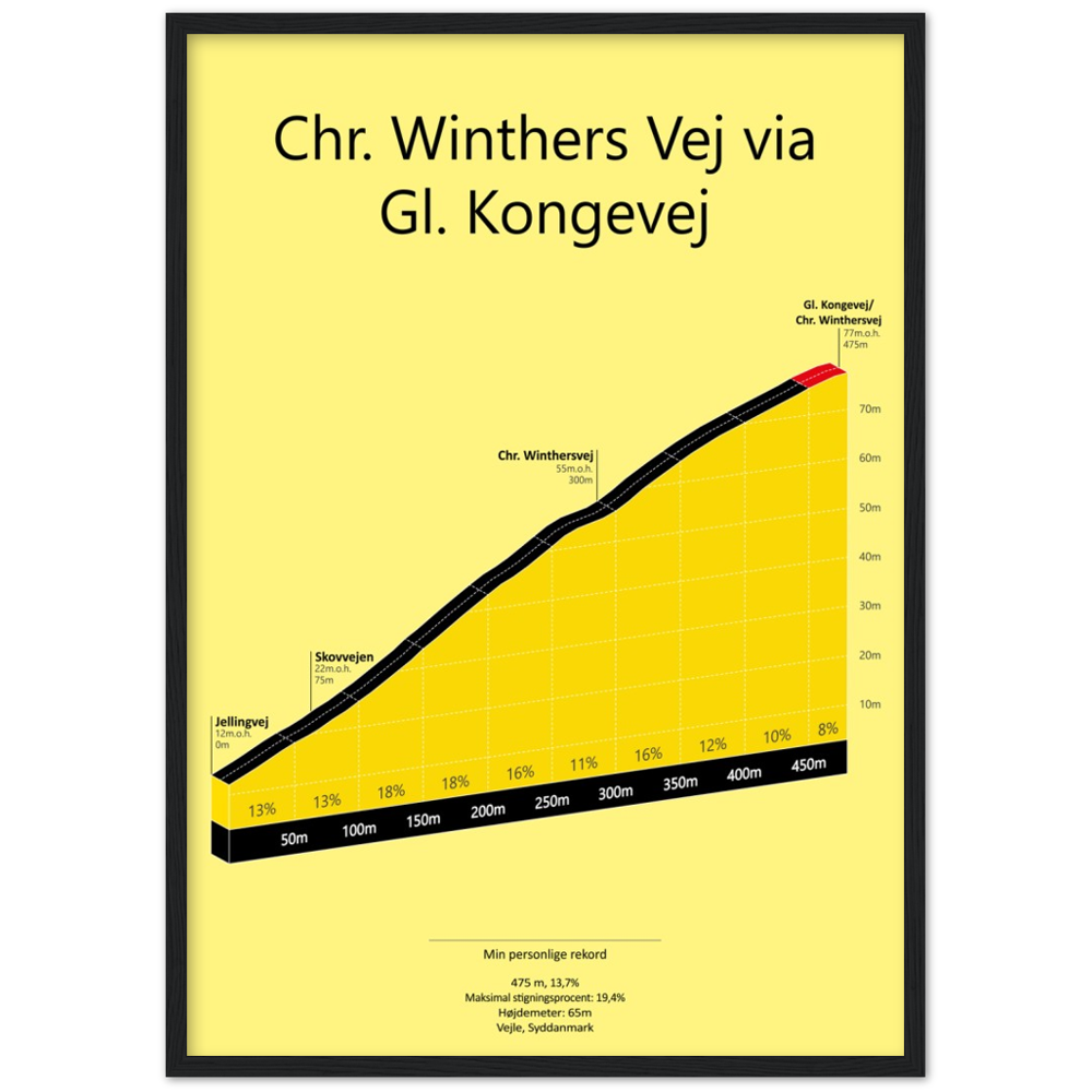 Chr. Winthersvej via Gl. Kongevej, poster