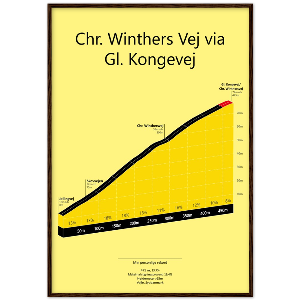 Chr. Winthersvej via Gl. Kongevej, poster