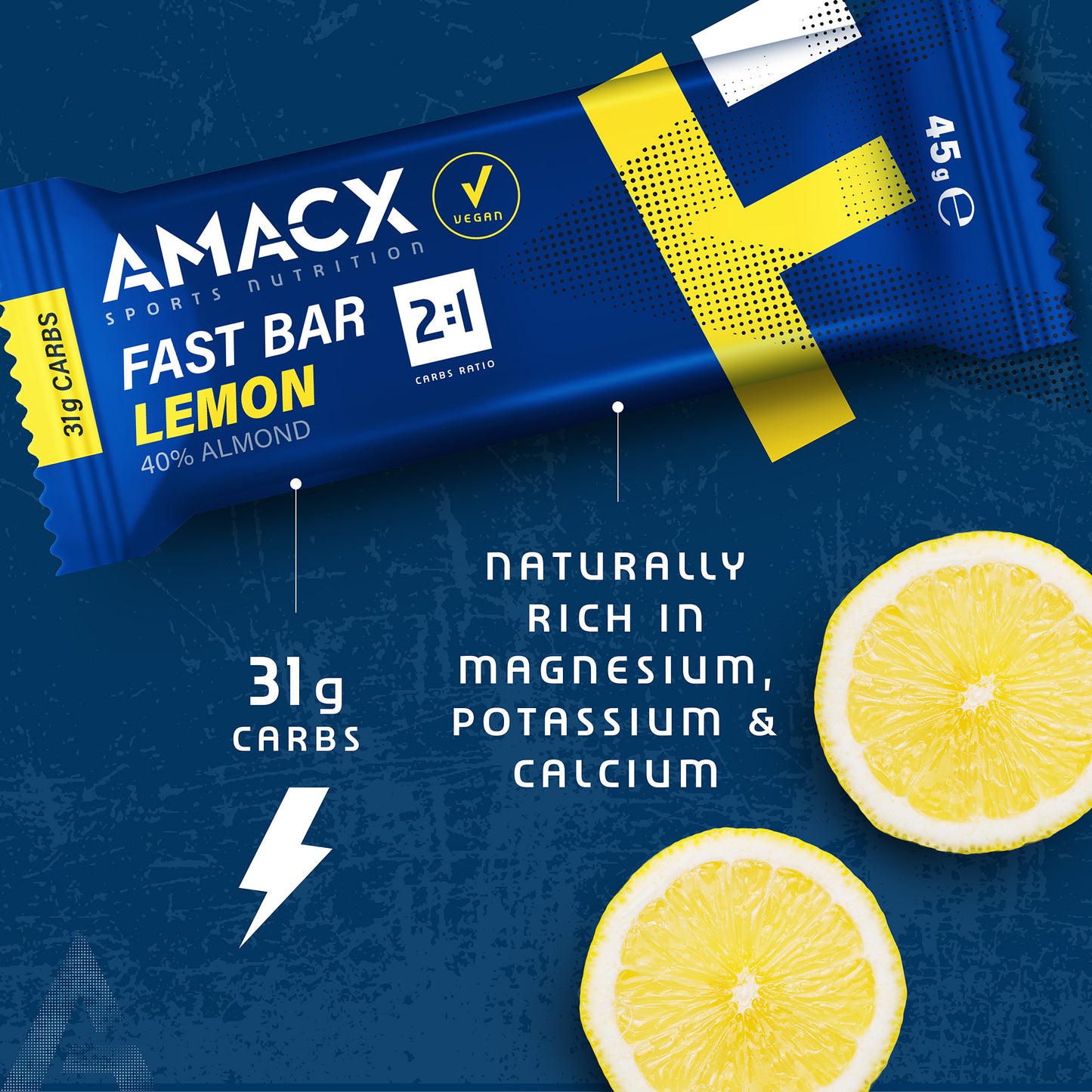 Amacx Fast Bar Lemon - NYHED