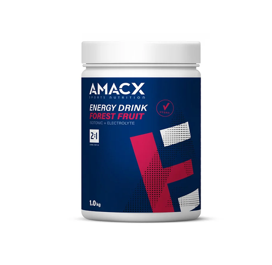 Amacx Energy Drink 2:1 Skovbær, 1 kg