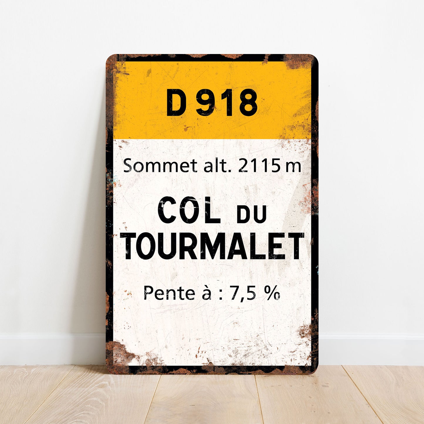 Col du Tourmalet - Vintage metalskilt