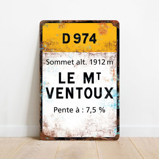 Mont Ventoux - Vintage metalskilt