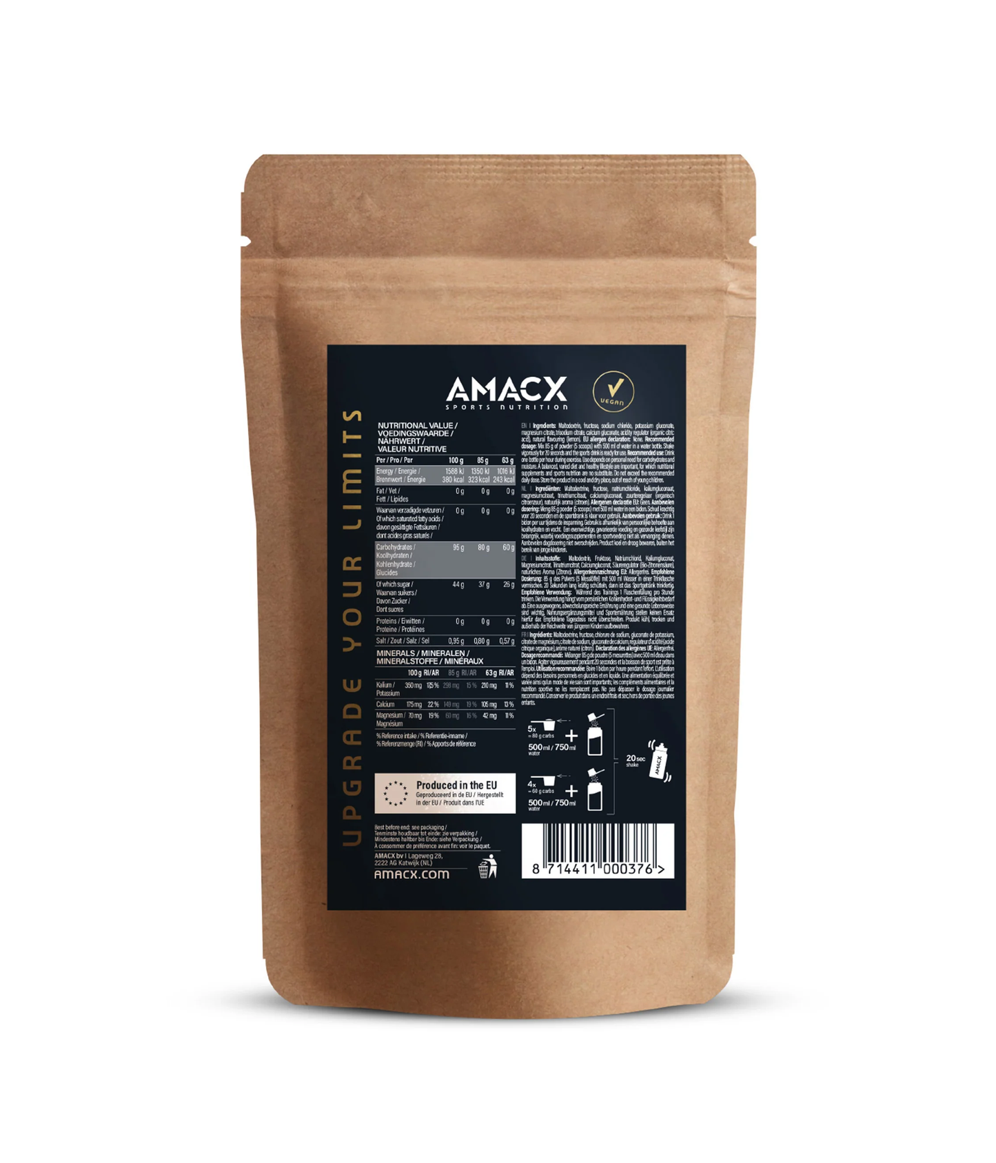 Amacx Turbo Drink Lemon 850g