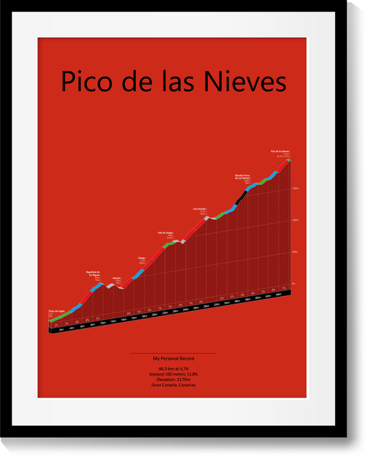 Pico de las Nieves, poster