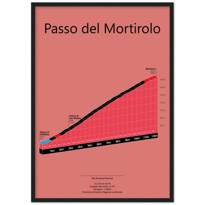 Passo del Mortirolo, poster